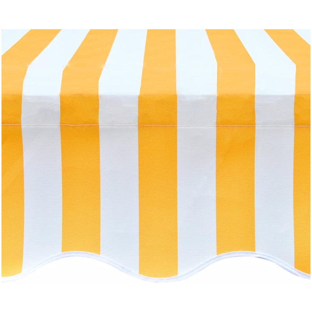 Markisduk orange & vit vidaXL 350 x 250 cm – bild 4