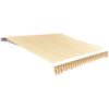 Markisduk orange & vit vidaXL 350 x 250 cm – miniatyr 1