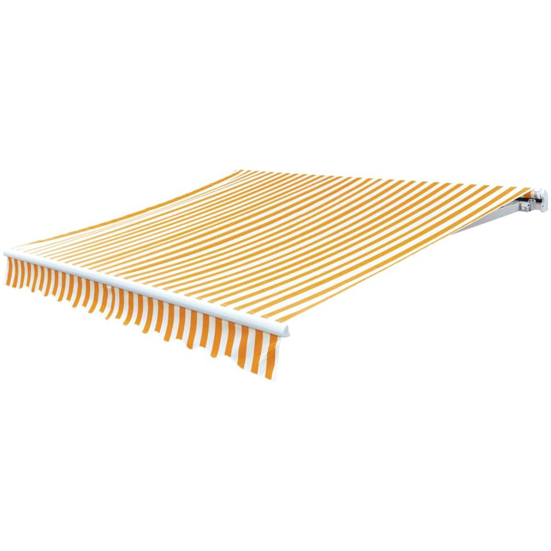 Markisduk solros gul & vit (utan ram) vidaXL 600 x 300 cm – bild 2