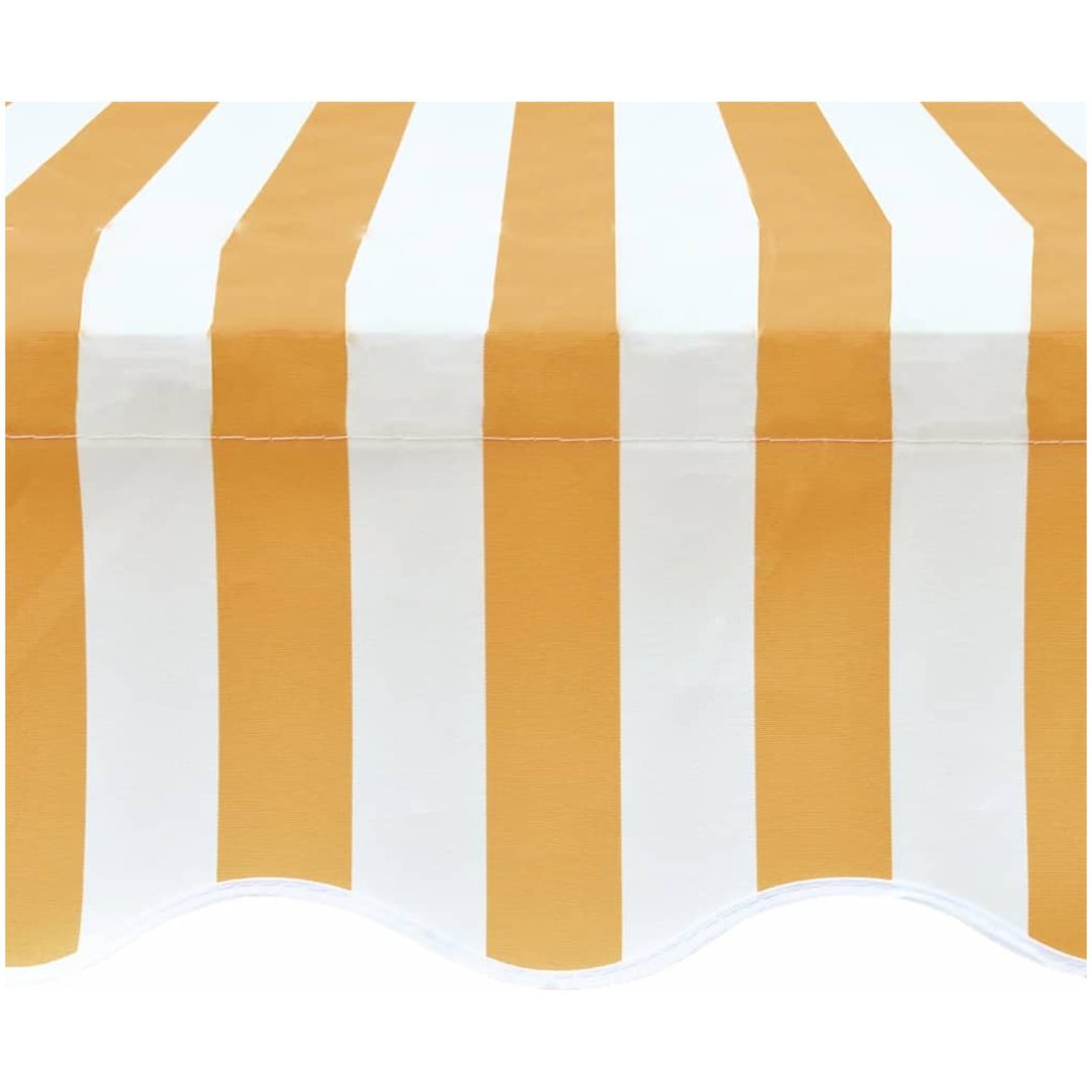 Markisduk solros gul & vit (utan ram) vidaXL 600 x 300 cm – bild 3