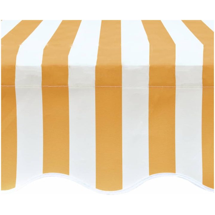 Markisduk solros gul & vit (utan ram) vidaXL 600 x 300 cm – bild 3