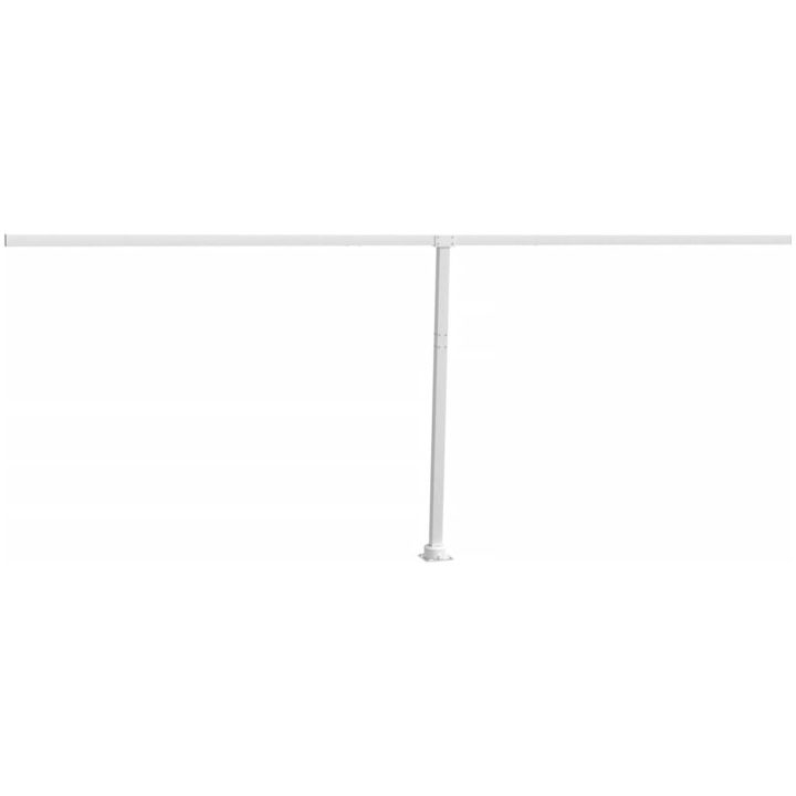 Markisstolpar set vit järn vidaXL 600 x 245 cm – bild 5