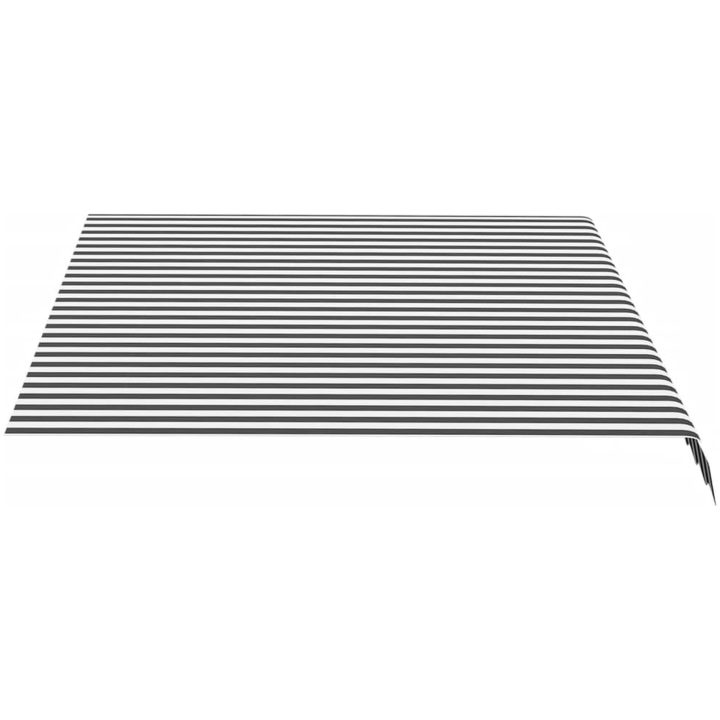 Markisväv antracit och vit vidaXL 350 x 250 cm – bild 3