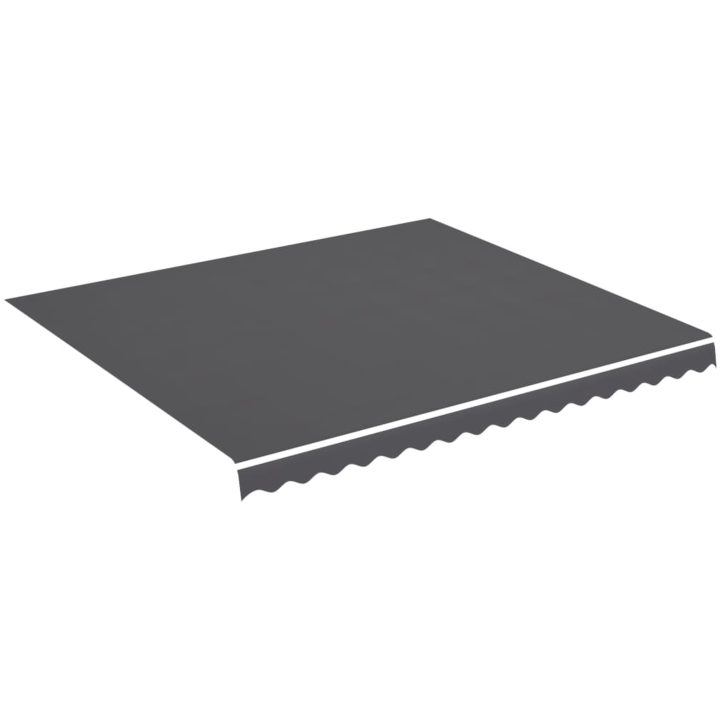 Markisväv antracit vidaXL 400 x 350 cm – bild 2