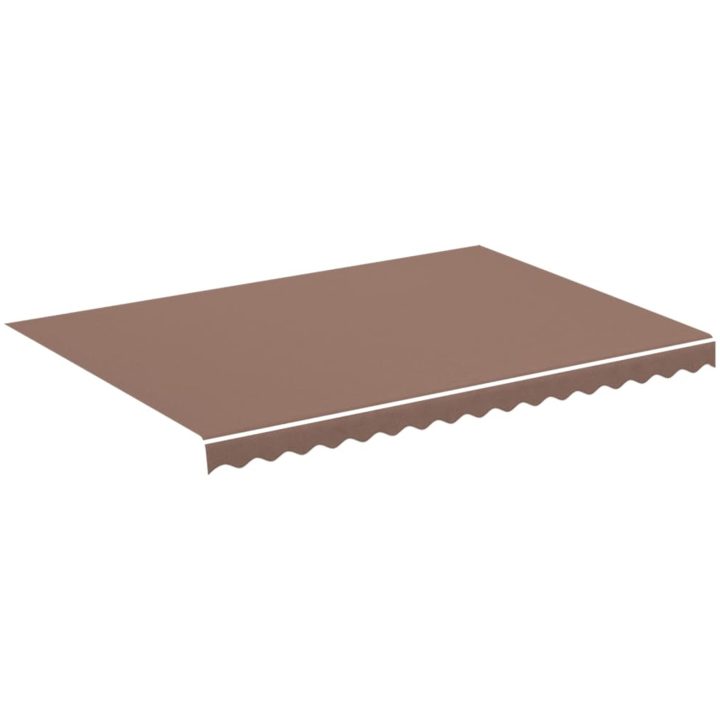 Markisväv brun vidaXL 350 x 250 cm – bild 2
