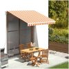 Markisväv gul och orange vidaXL 300 x 250 cm – miniatyr 1