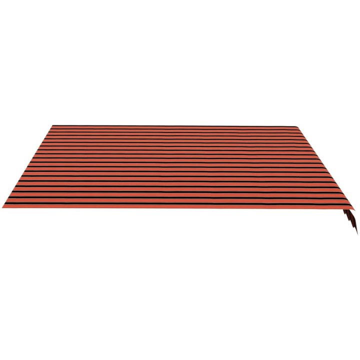 Markisväv orange och brun vidaXL 450 x 350 cm – bild 4