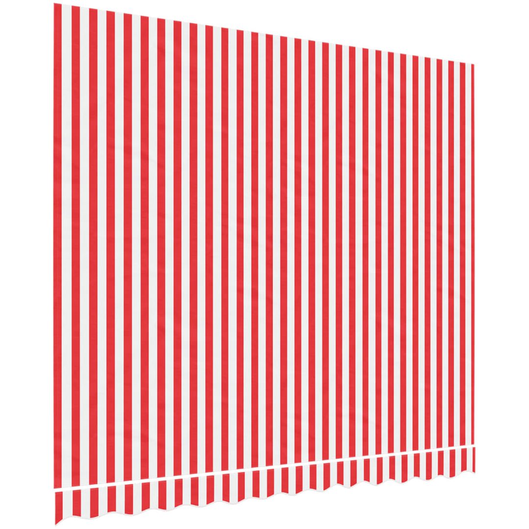 Markisväv röd och vit randig vidaXL 300 x 250 cm – bild 2