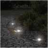 Marklampa för utomhusbruk kvadrat svart 10,5x10,5cm aluminium vidaXL – miniatyr 1