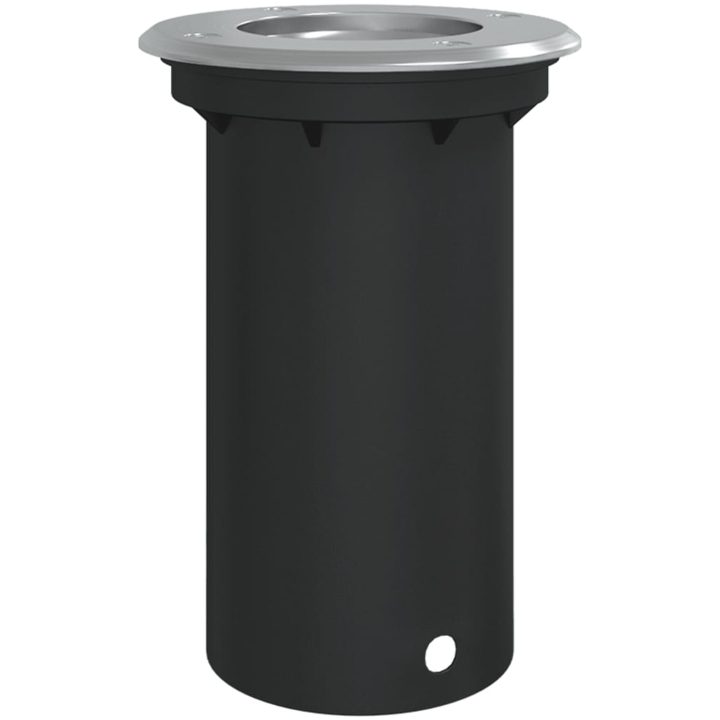 Marklampa för utomhusbruk rund svart 10,5x10,5cm aluminium vidaXL – bild 2