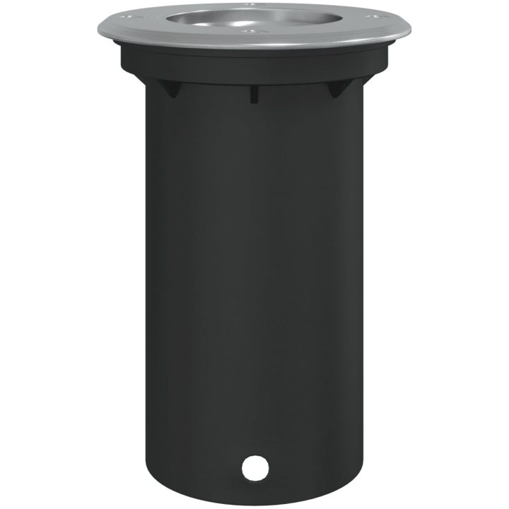 Marklampa för utomhusbruk rund svart 10,5x10,5cm aluminium vidaXL – bild 5