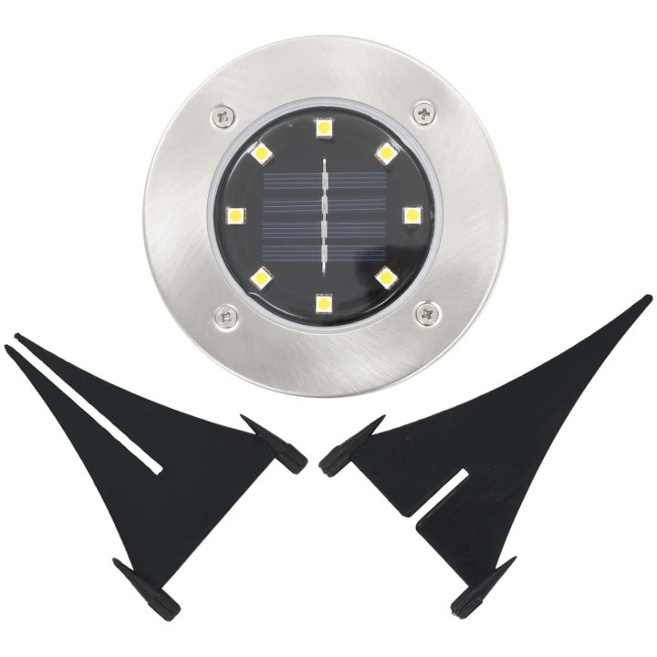 Marklampor soldrivna 8 st LED RGB-färg vidaXL – bild 7
