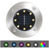 Marklampor soldrivna 8 st LED RGB-färg vidaXL – miniatyr 8