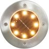 Marklampor soldrivna 8 st LED varmvit vidaXL – miniatyr 2