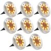 Marklampor soldrivna 8 st LED varmvit vidaXL – miniatyr 1