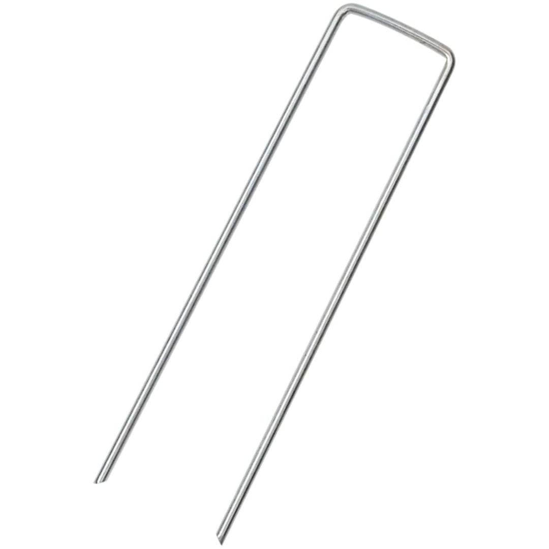 Markpinne U-format 25 st 15x3,5 cm galvaniserat stål vidaXL 15 x 3.5 cm – bild 2