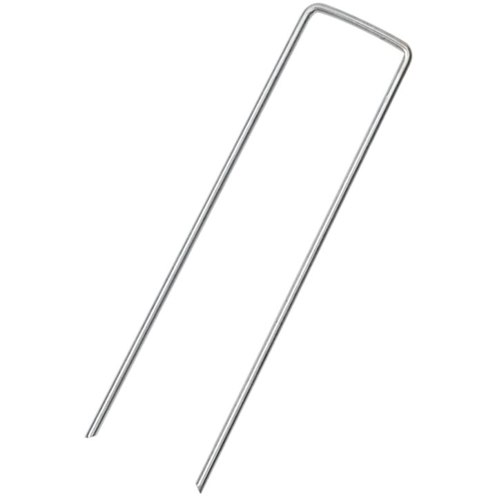Markpinne U-format 25 st 15x3,5 cm galvaniserat stål vidaXL 15 x 3.5 cm – bild 2