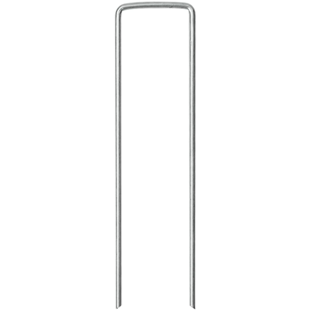 Markpinne U-format 25 st 15x3,5 cm galvaniserat stål vidaXL 15 x 3.5 cm – bild 3