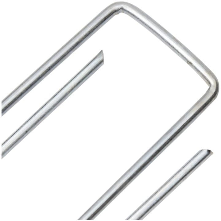 Markpinne U-format 25 st 15x3,5 cm galvaniserat stål vidaXL 15 x 3.5 cm – bild 4