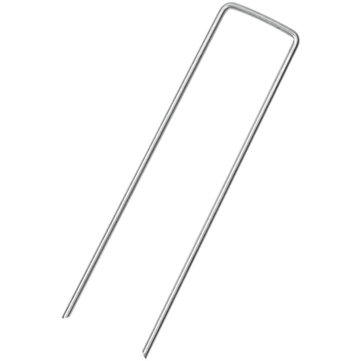 Markpinne U-format 50 st galvaniserat stål vidaXL 15 x 3.5 cm – bild 2