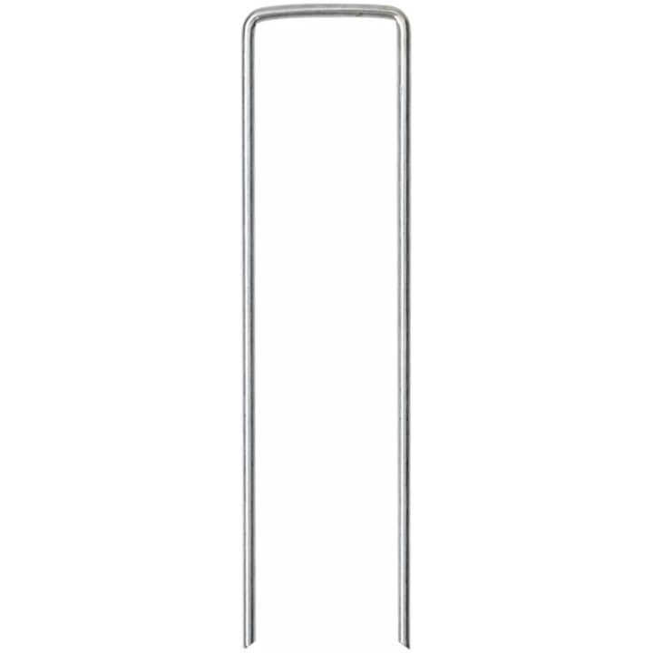 Markpinne U-format 50 st galvaniserat stål vidaXL 15 x 3.5 cm – bild 3