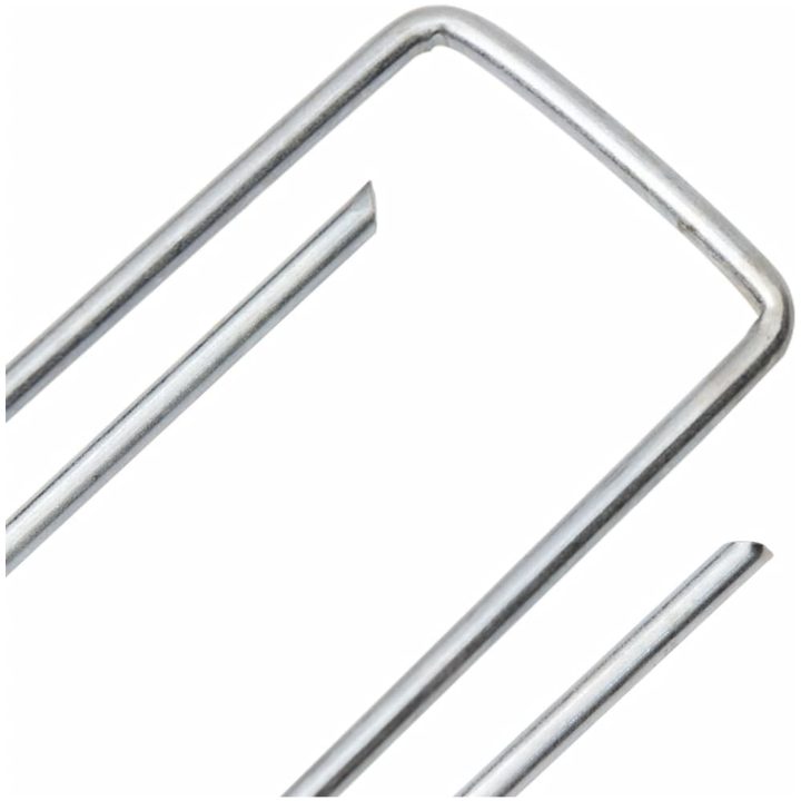 Markpinne U-format 50 st galvaniserat stål vidaXL 15 x 3.5 cm – bild 4