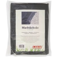 MARKTÄCKVÄV 2x10 M SVART