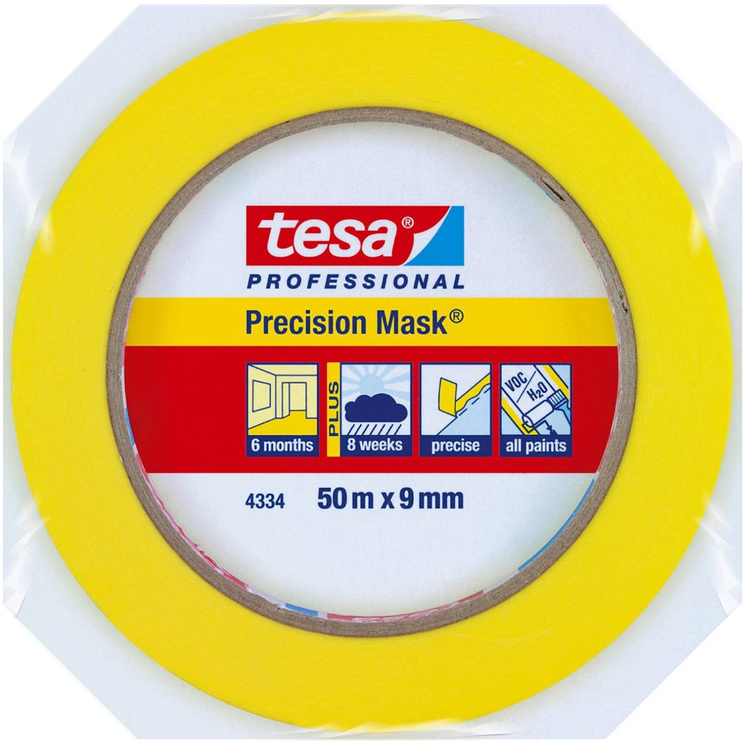 Maskeringstejp Precision Mask 4334 TESA MASKERINGSTEJP 4334 9MMX50M