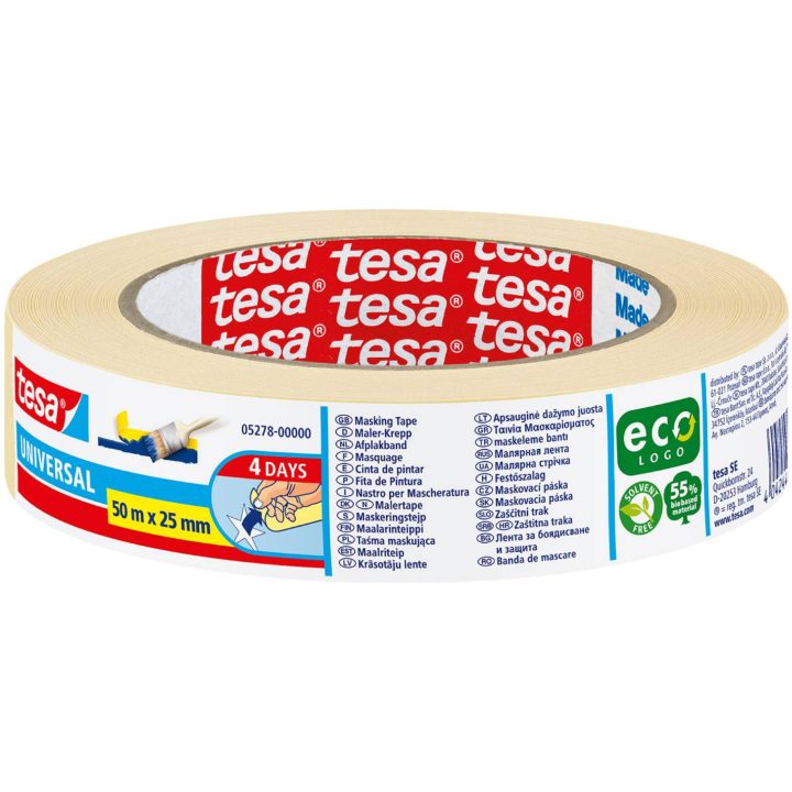 Maskeringstejp TESA TEJP MASKERING 5278 25MMX50M – bild 4