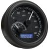 Mätarsystem MVX Series Analog Krom Grå Vit DAKOTA DIGITAL SPEEDO FATBOB BLK/GRY/CH – miniatyr 1