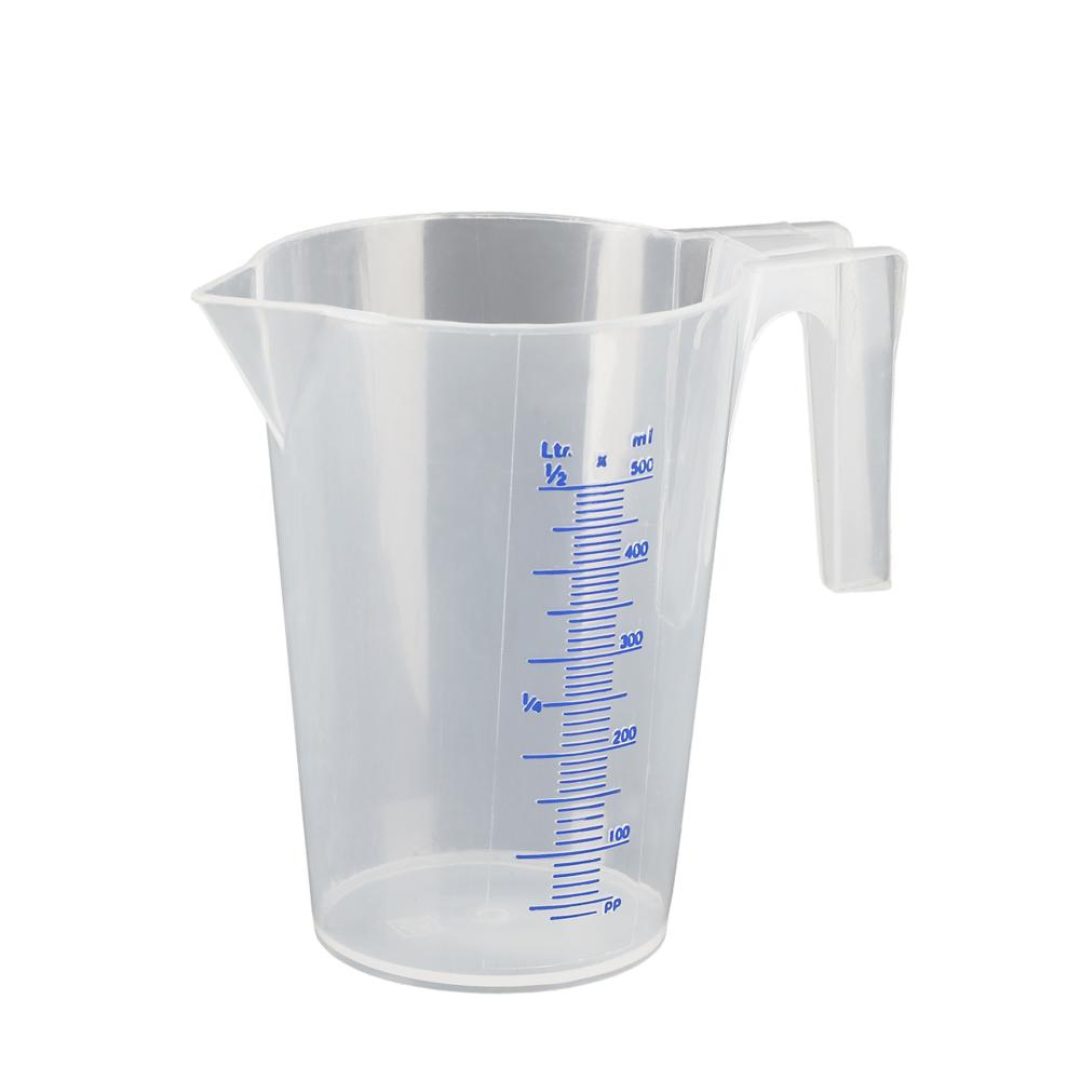 Mätbehållare Klar Polypropen PRESSOL MEASURE PP 500 ML