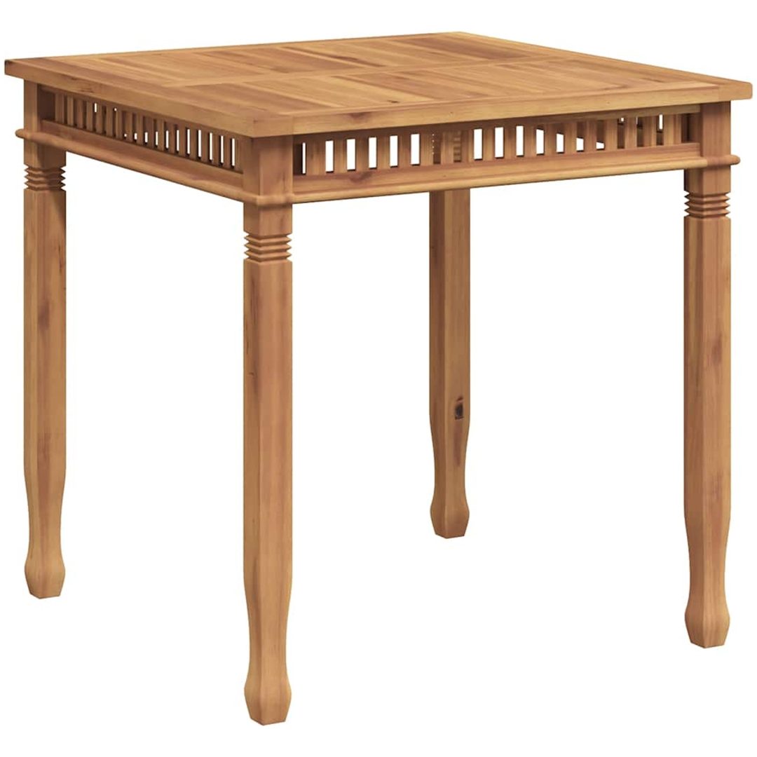 Matbord 80x80x80 cm massiv teak vidaXL – bild 2