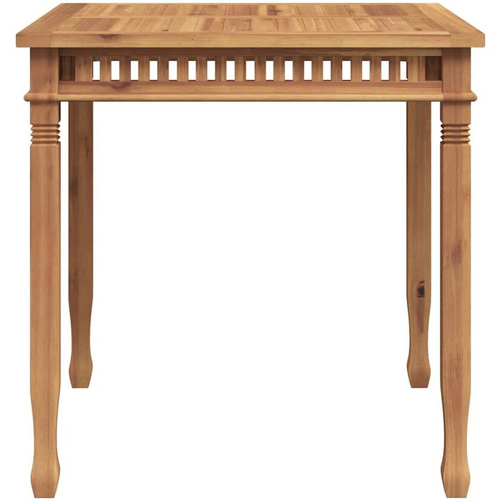 Matbord 80x80x80 cm massiv teak vidaXL – bild 5