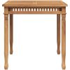 Matbord 80x80x80 cm massiv teak vidaXL – miniatyr 6