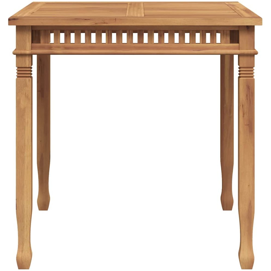Matbord 80x80x80 cm massiv teak vidaXL – bild 6