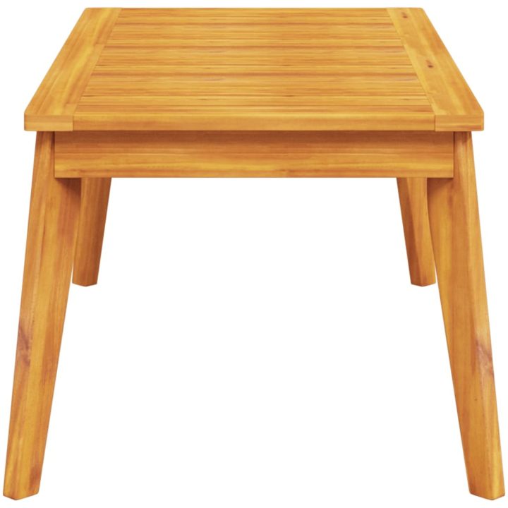 Matbord för trädgården 100x55x45 cm massivt akaciaträ vidaXL – bild 8