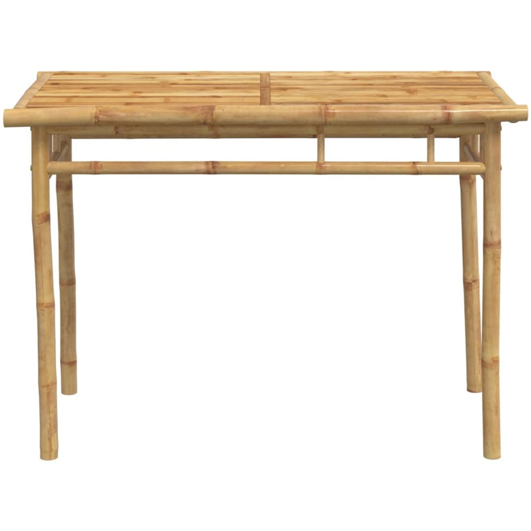 Matbord för trädgården 110x55x75 cm bambu vidaXL – bild 4