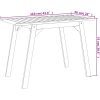 Matbord för trädgården 110x56x75 cm massivt akaciaträ vidaXL – miniatyr 10
