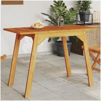 Matbord för trädgården 110x56x75 cm massivt akaciaträ vidaXL