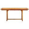 Matbord för trädgården (120-170)x80x75 cm massiv akacia vidaXL 170 x 80 x 75 cm – miniatyr 5