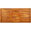 Matbord för trädgården (120-170)x80x75 cm massiv akacia vidaXL 170 x 80 x 75 cm – miniatyr 7