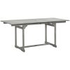 Matbord för trädgården (120-170)x80x75 cm massiv akaciaträ vidaXL 170 x 80 x 75 cm – miniatyr 2