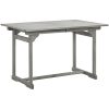 Matbord för trädgården (120-170)x80x75 cm massiv akaciaträ vidaXL 170 x 80 x 75 cm – miniatyr 3
