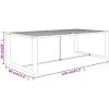Matbord för trädgården antracit 120x60x66 cm aluminium vidaXL – miniatyr 5