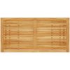 Matbord för trädgården massiv akacia vidaXL 140 x 70 x 73.5 cm – miniatyr 4
