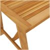 Matbord för trädgården massiv akacia vidaXL 140 x 70 x 73.5 cm – miniatyr 5