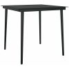 Matgrupp 3 pcs Ljusgrå och svart vidaXL 80 cm x 80 cm – miniatyr 5