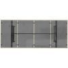 Matgrupp 9 pcs Ljusgrå vidaXL 190 x 80 x 74 cm – miniatyr 8
