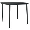 Matgrupp för trädgård med dynor 5 delar brun polyrotting glas vidaXL 80 x 80 x 74 cm – miniatyr 6