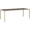 Matgrupp för trädgård med dynor 9 delar beige konstrotting&glas vidaXL – miniatyr 4